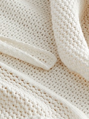 White Knitted Sarong Skirt Cover-Up - Image 4 of 4