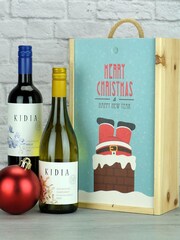 LeBonVin Chilean Wine Duo In Christmas Wood Gift Box - Image 1 of 1