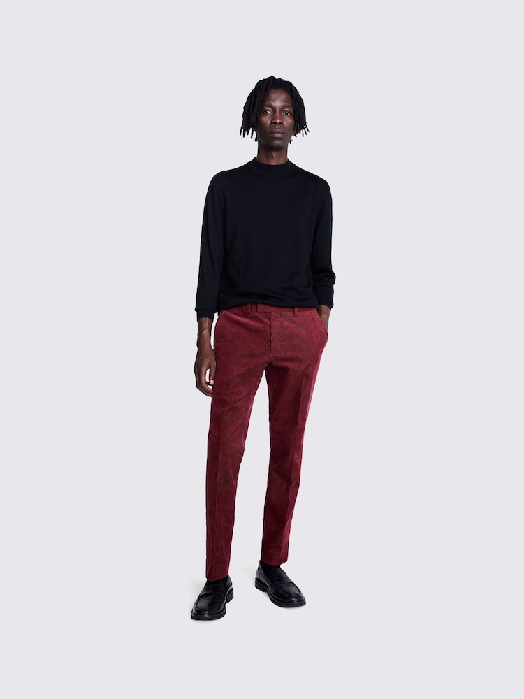 MOSS Black Merino Mock Neck Jumper - Image 2 of 2