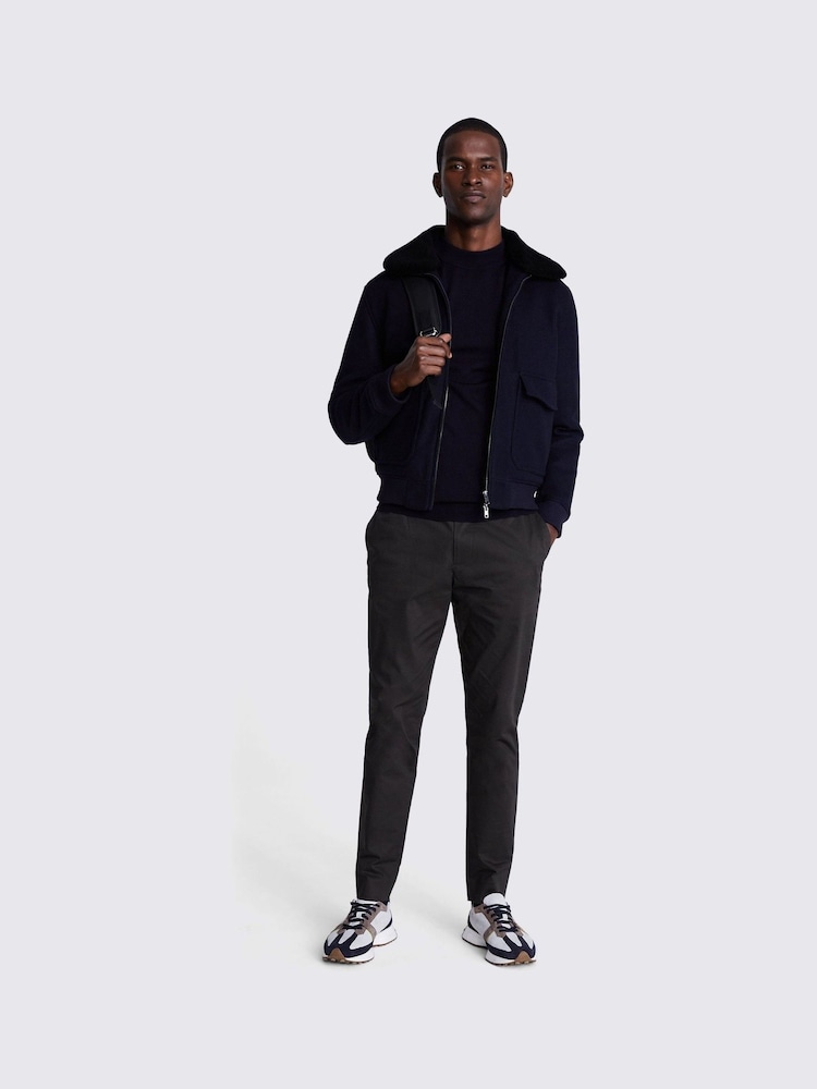 MOSS Black Bomber Jacket - Image 2 of 4