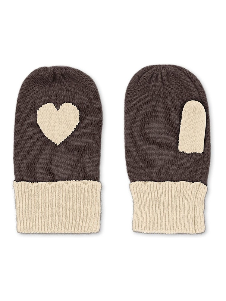 Konges Sløjd Brown Collette Mittens Gloves - Image 1 of 1 Konges Sløjd Brown Collette Mittens Gloves - Image 1 of 1