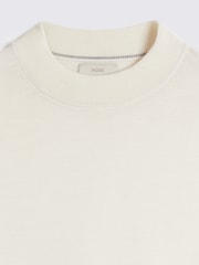 MOSS White Merino Mock Neck Jumper - Image 5 of 5