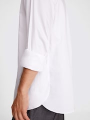 MOSS Off White Fine Twill 100% Cotton Shirt - Image 3 of 4