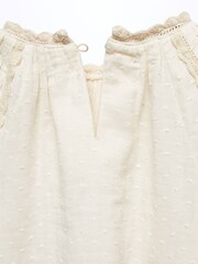 Mango Nude Plumeti Embroidered Blouse - Image 4 of 4