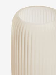 Lipsy Cream Ribbed Vase - Image 4 of 4