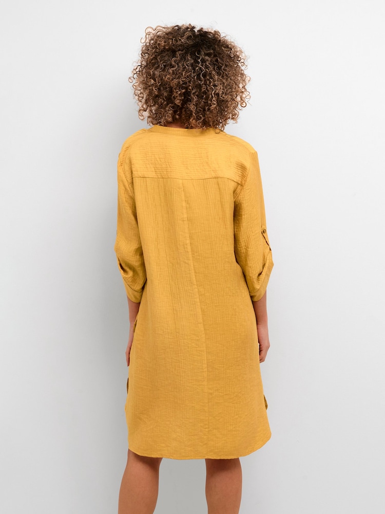 Cream Yellow Wilma Above Knee Length Dress - Image 2 of 6