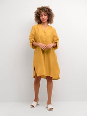 Cream Yellow Wilma Above Knee Length Dress - Image 3 of 6