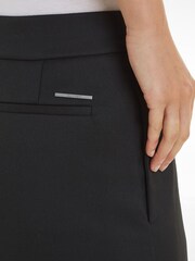 Calvin Klein Black Tailored Wide Leg Trousers - Image 3 of 6