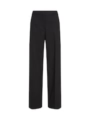 Calvin Klein Black Tailored Wide Leg Trousers - Image 4 of 6