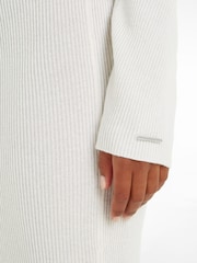 Calvin Klein White Wool Dress - Image 3 of 6