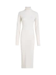 Calvin Klein White Wool Dress - Image 4 of 6
