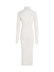Calvin Klein White Wool Dress - Image 5 of 6