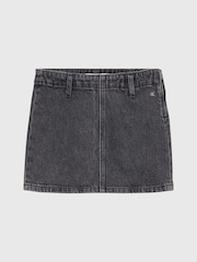 Calvin Klein Jeans Black Denim Skirt - Image 6 of 6