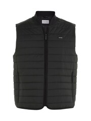 Calvin Klein Black Crinkle Quilt Gilet - Image 4 of 6