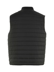 Calvin Klein Black Crinkle Quilt Gilet - Image 5 of 6