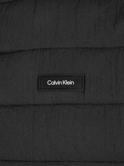 Calvin Klein Black Crinkle Quilt Gilet - Image 6 of 6