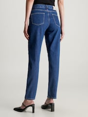 Calvin Klein Blue Slim Mid Rise Jeans - Image 2 of 6