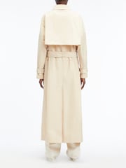 Calvin Klein Cream Wool Blend Straight Dress - Image 2 of 6