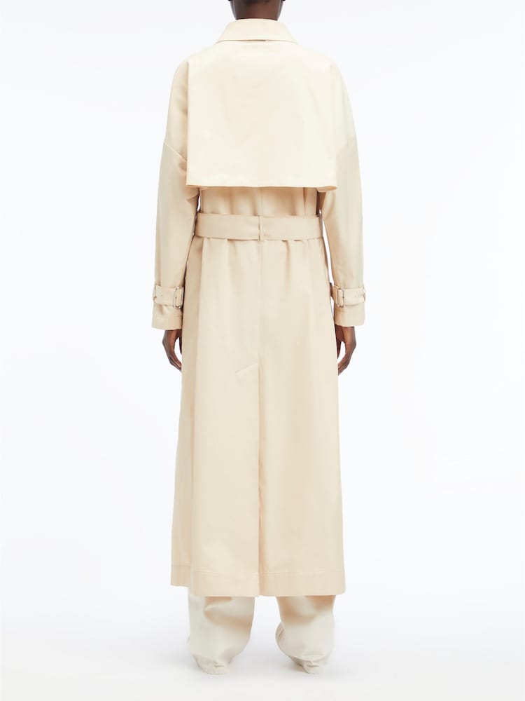 Calvin Klein Cream Wool Blend Straight Dress - Image 2 of 6 Calvin Klein Cream Wool Blend Straight Dress - Image 2 of 6