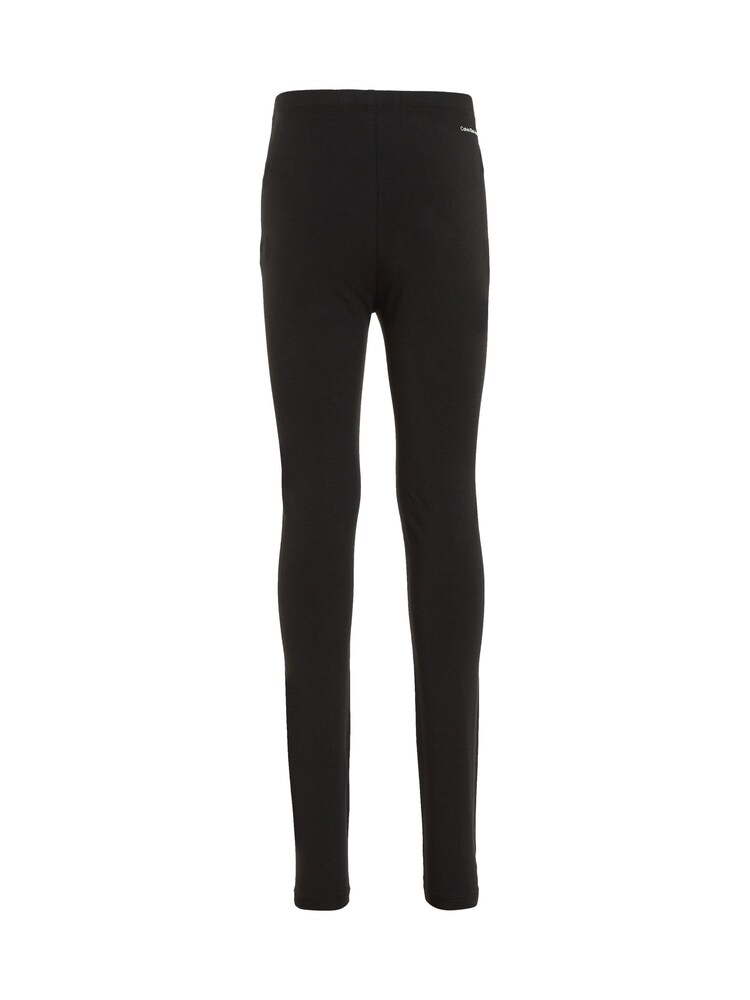 Calvin Klein Jeans Black Monogram Logo Leggings - Image 4 of 6