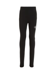 Calvin Klein Jeans Black Monogram Logo Leggings - Image 5 of 6