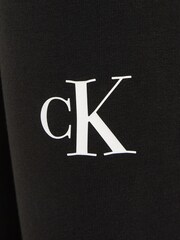 Calvin Klein Jeans Black Monogram Logo Leggings - Image 6 of 6