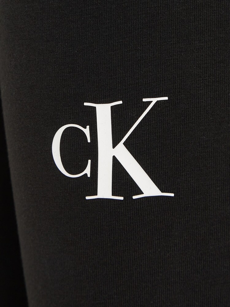 Calvin Klein Jeans Black Monogram Logo Leggings - Image 6 of 6