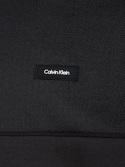 Calvin Klein Black Mix Media Interlock Jacket - Image 6 of 6