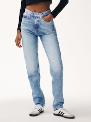 Calvin Klein Jeans Blue Authentic Slim 100% Cotton Jeans - Image 1 of 7