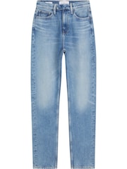 Calvin Klein Jeans Blue Authentic Slim 100% Cotton Jeans - Image 6 of 7