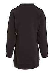 Calvin Klein Jeans obleka v kovinskem odtenku z monogramom - Slika 6 iz 6