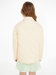 Calvin Klein Jeans Cream Quilted Jacket - Image 2 of 6