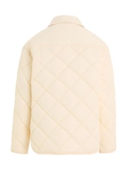 Calvin Klein Jeans Cream Quilted Jacket - Image 4 of 6