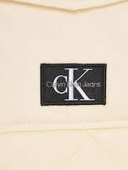 Calvin Klein Jeans Cream Quilted Jacket - Image 6 of 6