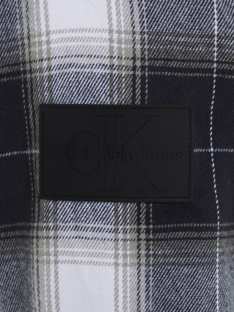 Calvin Klein Jeans Check Black Shirt - Image 6 of 6