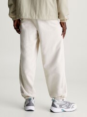 Calvin Klein Jeans Cream Wash Monologo 100% Cotton Joggers - Image 2 of 6