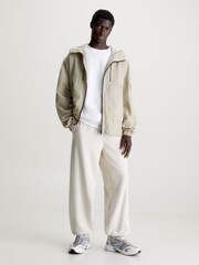 Calvin Klein Jeans Cream Wash Monologo 100% Cotton Joggers - Image 3 of 6