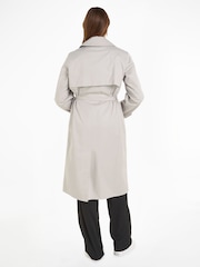 Calvin Klein Grey Essential Trench Coat - Image 2 of 6