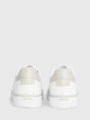 Calvin Klein White Vulcanised Diamond Trainers - Image 4 of 6