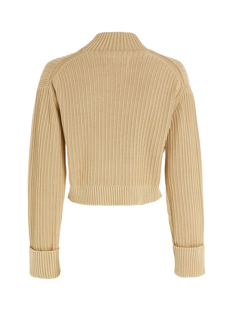 Calvin Klein Jeans Washed Monologo Natural Sweater - Image 5 of 6