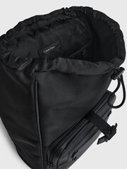 Calvin Klein Black Elevated Flap Backpack - Image 5 of 5