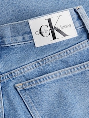 Calvin Klein Jeans Blue High Rise Straight Jeans - Image 7 of 7