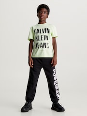 Calvin Klein Jeans Pixel Logo Black Joggers - Image 4 of 5