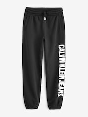 Calvin Klein Jeans Pixel Logo Black Joggers - Image 5 of 5