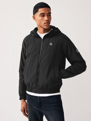 Calvin Klein Jeans Black Padded Harrington Jacket - Image 1 of 5