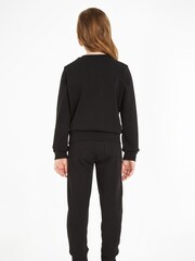 Calvin Klein Jeans Kids Logo 100% Cotton Black Sweat Set - Изображение 2 из 4
