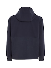 Calvin Klein Blue Bonded Fleece Jacket - Image 5 of 6