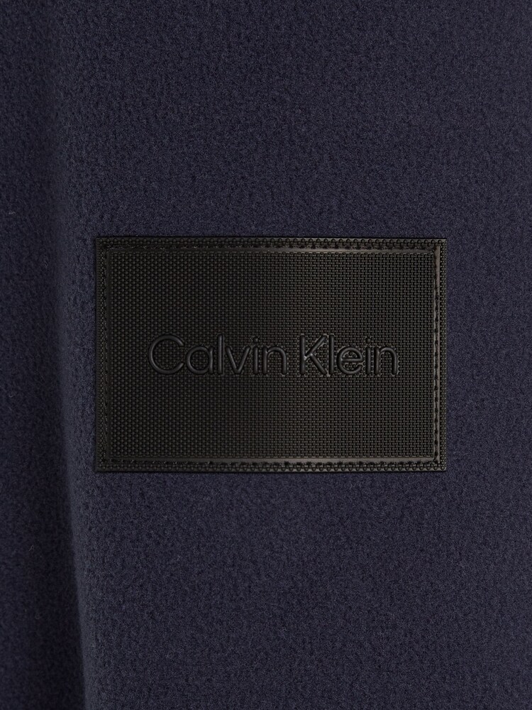 Calvin Klein Blue Bonded Fleece Jacket - Image 6 of 6