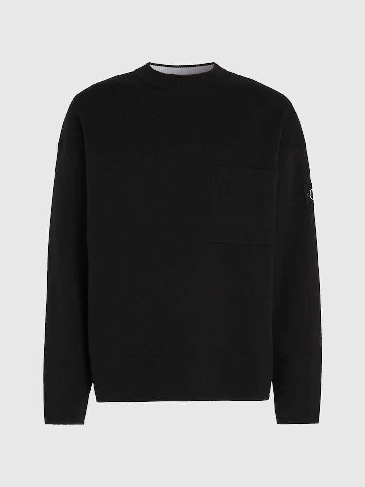 Calvin Klein Jeans Black Jumper - Image 7 of 7