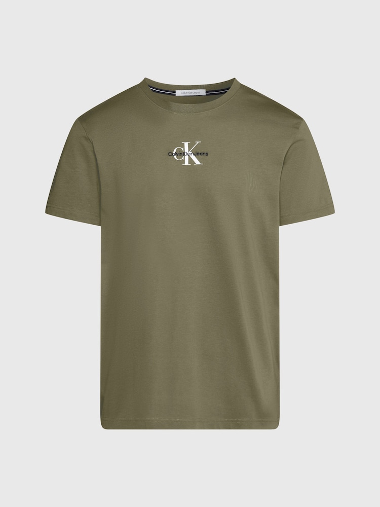 Calvin Klein Jeans 100% Cotton Monologo T-Shirt - Image 4 of 4
